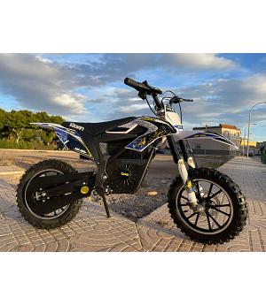 Mini moto eléctrica 24V y 500W ruedas de 10 pulgadas POLOROAN709AZUL